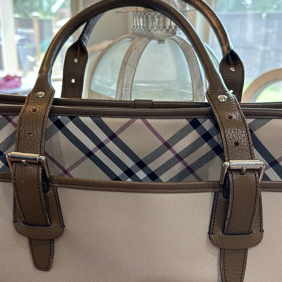 Burberry novacheck canvas tote bag COA - Picture 4 of 17